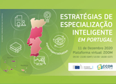 A Comissão Europeia, em colaboração com CCDR-Alentejo, organiza no próximo dia 11 de dezembro uma conferência sobre as “Estratégias de Especialização Inteligente” em Portugal